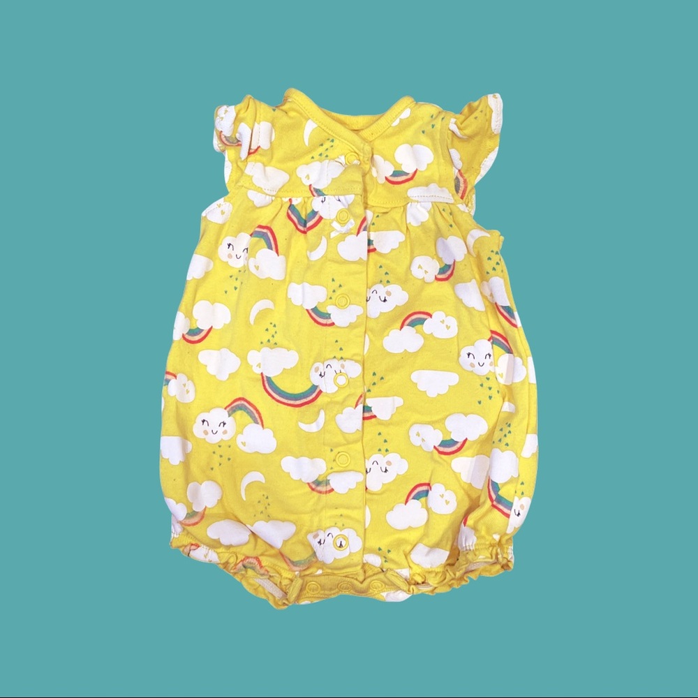 Happy Rainbow Baby Girl Onesie — 3m